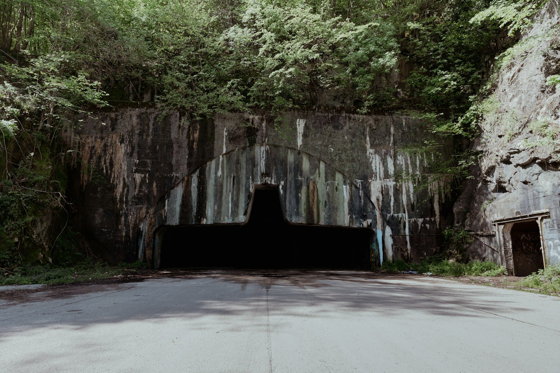 Bunker at an air base in Croatia