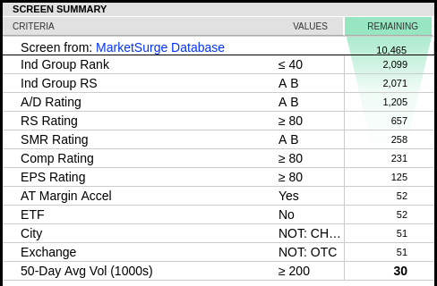 MarketSurge Screen